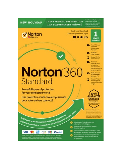
                                                    Norton 360 Standard - 1-Year / 1-Device - Global