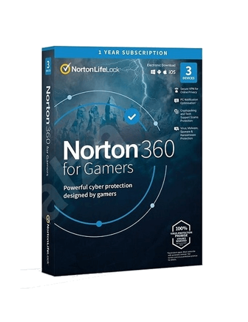 
                                                    Norton 360 for Gamers - 1-Year / 3-Devices - Global